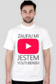 Zaufaj Mi Jestem YouTuberem - Koszulka męska (biała)