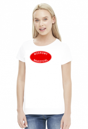 Wzorowy nauczyciel - koszulka damska