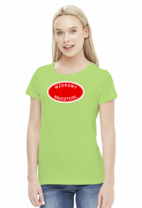 Wzorowy nauczyciel - koszulka damska