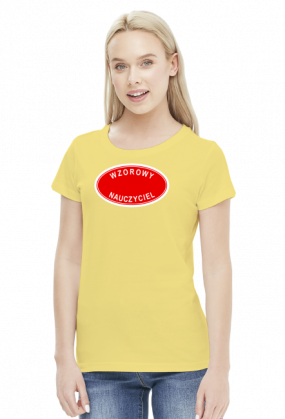 Wzorowy nauczyciel - koszulka damska