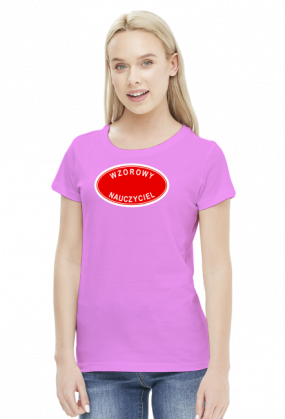 Wzorowy nauczyciel - koszulka damska