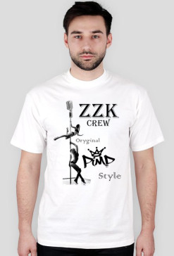 ZZK CREW t-shirt biały