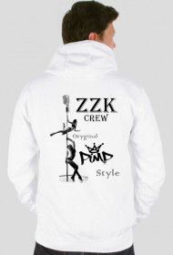 Bluza ZZK Crew biało czarna