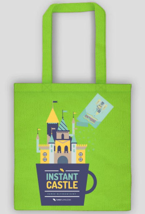 Instant castle (zamek błyskawiczny) - torba z nadrukiem jednostronnym