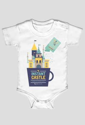 Instant castle (zamek błyskawiczny) - body dla dziecka, niemowlaka