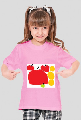 Koszulka jabłka i pomarańze