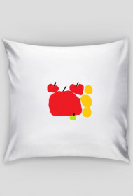 Poduszka jabłka i pomarańcze