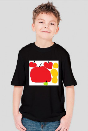 Koszulka jabłka i pomarańze