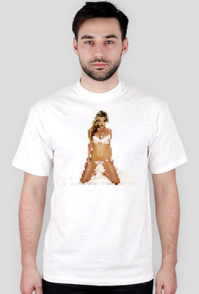 T-shirt męski Pixel chick