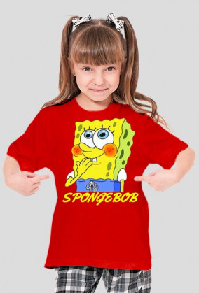 Koszulka dla dziewczynki idealna na prezent ''SPONGEBOB''