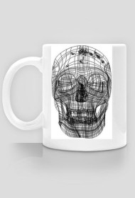 Siatka czaszki kubek