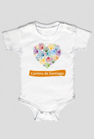 Body dziecięce z wzorem Camino de Santiago (2)