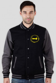 Bluza College z motywem Camino de Santiago (strzałka)