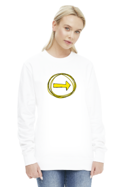 Bluza z motywem Camino de Santiago (strzałka)