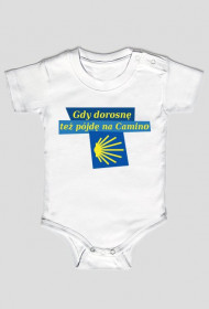 Body niemowlęce "Gdy dorosnę, też pójdę na Camino"