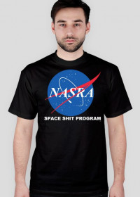 NASRA space shit program T-shirt męski