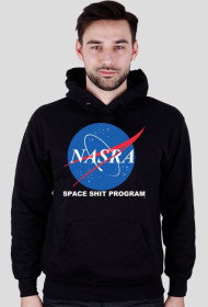 NASRA space shit program bluza z kapturem męska