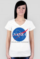 NASRA space shit program T-shirt damski