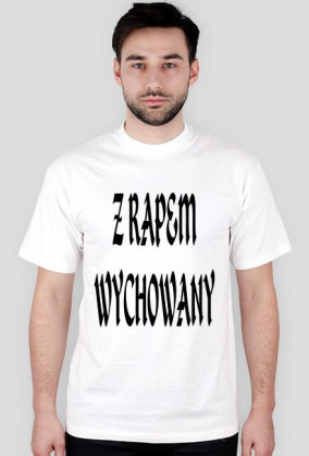 Koszulka ,,Z rapem wychowany'' męska
