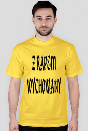 Koszulka ,,Z rapem wychowany'' męska