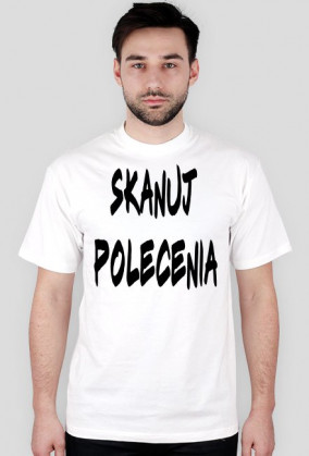 Koszulka ,,Skanuj polecenia'' męska