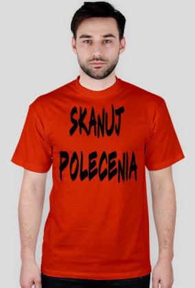 Koszulka ,,Skanuj polecenia'' męska