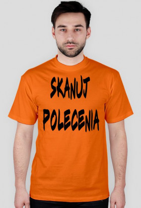 Koszulka ,,Skanuj polecenia'' męska