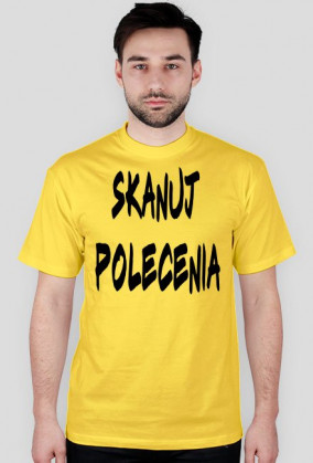 Koszulka ,,Skanuj polecenia'' męska