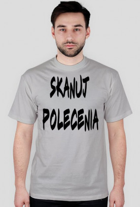 Koszulka ,,Skanuj polecenia'' męska