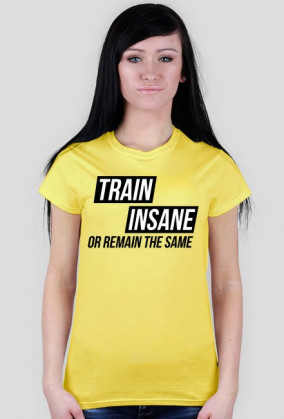 Train Insane (Yellow,Black,White)