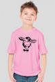 T-shirt dzieciecy - cheeky sheep czarna