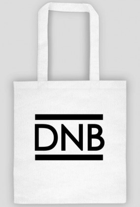 Torba ekologiczna bawełniana Drum and Bass biała.