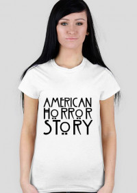 American Horror Story |T-shirt damski|biały