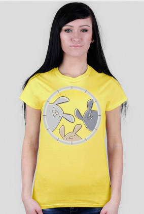 Koszulka damska - króliczki