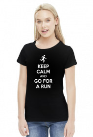 T-shirt biegaczki. Keep Calm.