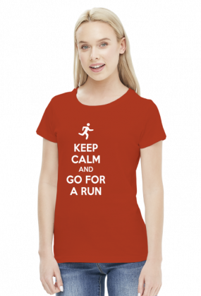 T-shirt biegaczki. Keep Calm.