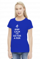 T-shirt biegaczki. Keep Calm.