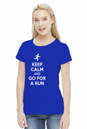 T-shirt biegaczki. Keep Calm.