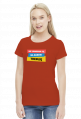 T-shirt biegaczki. Nie umawiam się na randki. Trenuję.