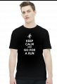 T-shirt dla biegacza. Keep Calm.