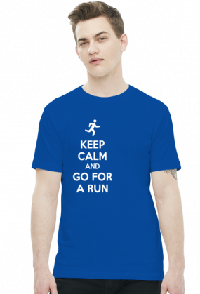 T-shirt dla biegacza. Keep Calm.