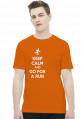 T-shirt dla biegacza. Keep Calm.