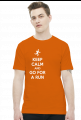 T-shirt dla biegacza. Keep Calm.