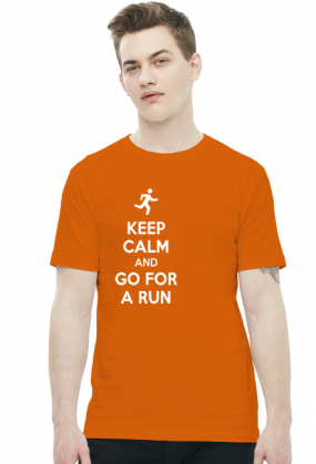 T-shirt dla biegacza. Keep Calm.