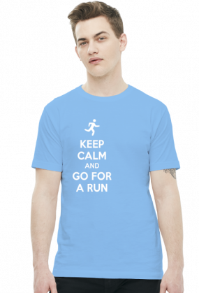 T-shirt dla biegacza. Keep Calm.