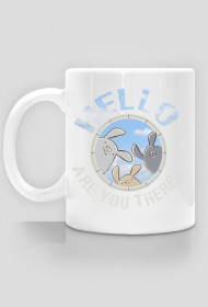 Kubek z nadrukiem - hello, are you there?