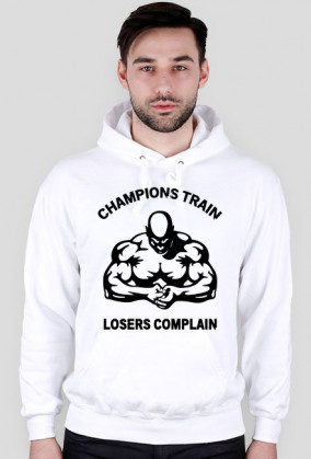 Champions Train, Losers Complain - Muscle, Motivation, Heavy, Gym, Bodybuilding