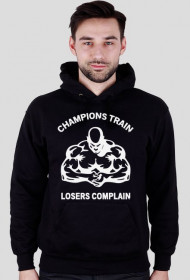 Champions Train, Losers Complain - Muscle, Motivation, Heavy, Gym, Bodybuilding
