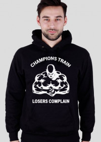 Champions Train, Losers Complain - Muscle, Motivation, Heavy, Gym, Bodybuilding