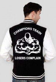 Champions Train, Losers Complain - Muscle, Motivation, Heavy, Gym, Bodybuilding